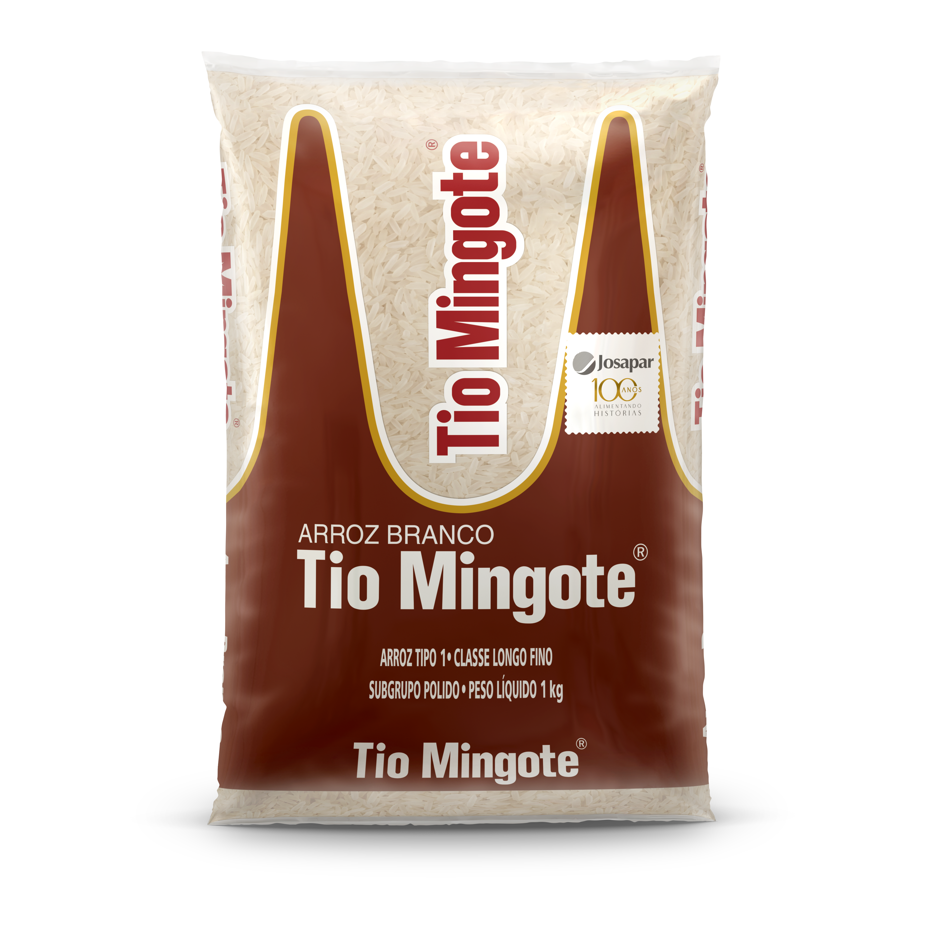 TIO MINGOTE ARROZ BRANCO 1KG